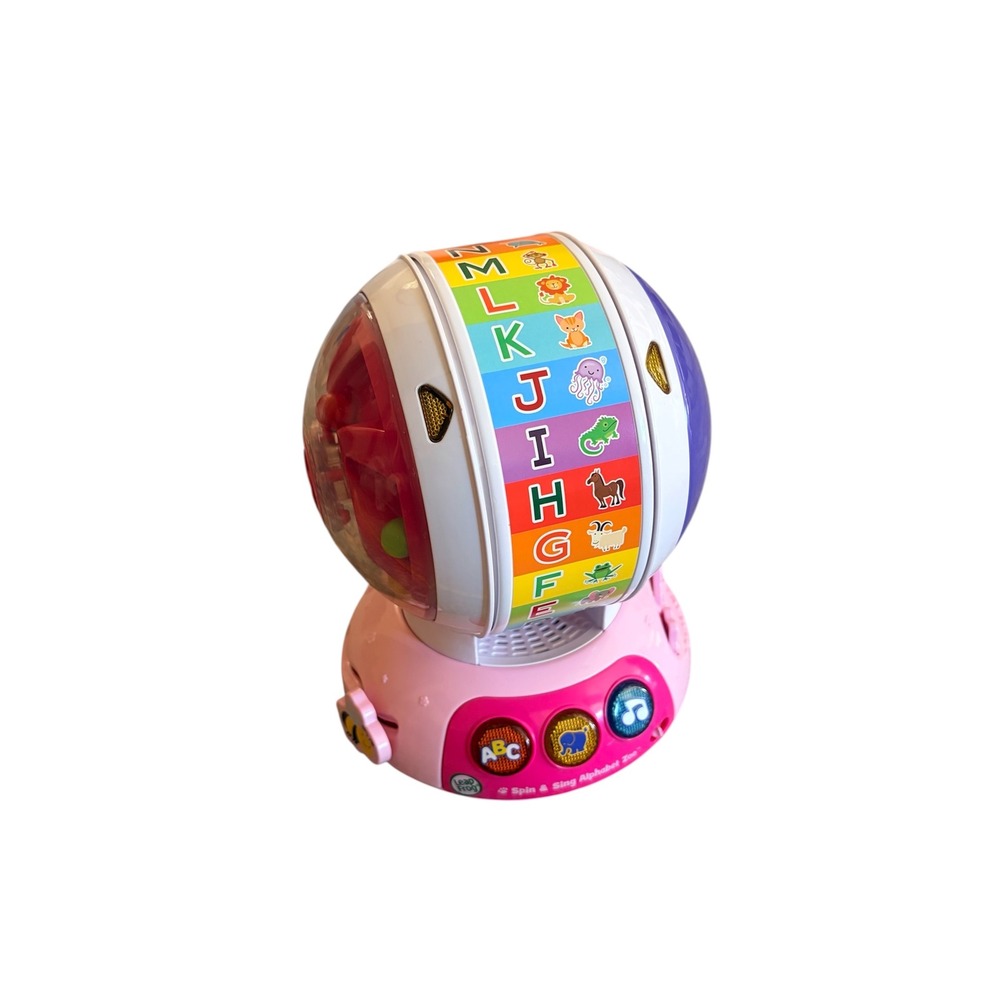 LeapFrog Spin and‎ Sing Alphabet Zoo Educational Toy in Pink & Purple